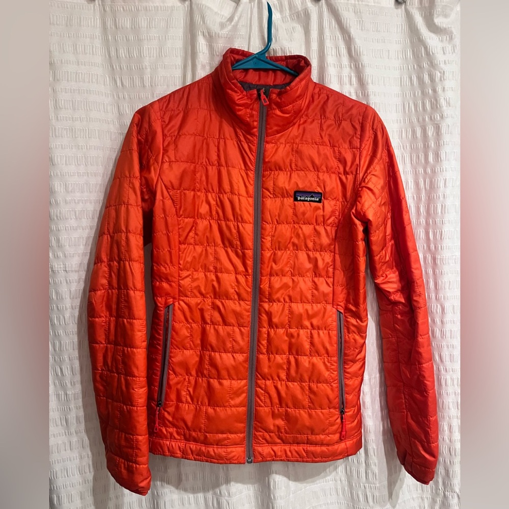 Patagonia EUC Nano Puff women’s jacket orange mauve XS